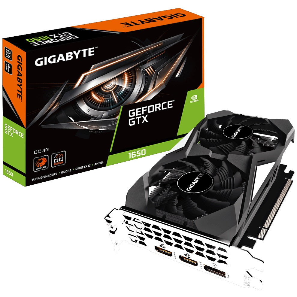 Gigabyte GeForce GTX 1650 OC 4GB GDDR5 Graphics Card image 1