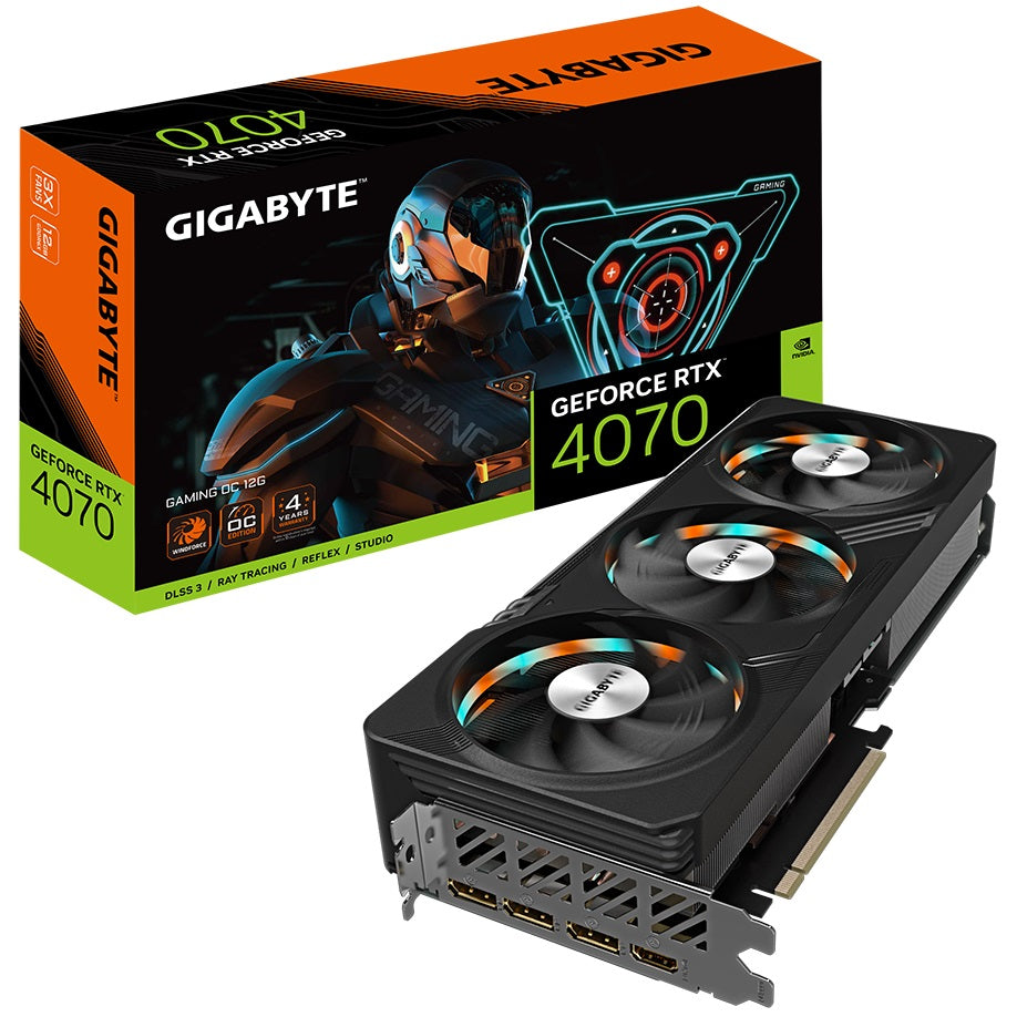 Gigabyte GeForce RTX 4070 Gaming OC 12GB GDDR6X Graphics Card (GV-N4070GAMING OC-12GD) image 1