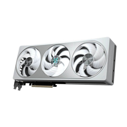 Gigabyte GeForce RTX 5070 AERO OC 12GB GDDR7 Graphics Card (GV-N5070AERO OC-12GD) — rear view