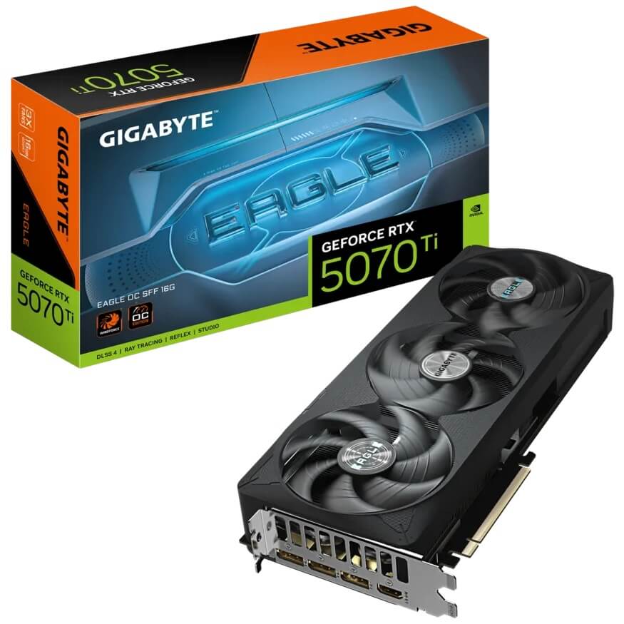 Gigabyte GeForce RTX 5070 Ti EAGLE OC SFF 16GB Graphics Card (GV-N507TEAGLE OC-16GD) image 1