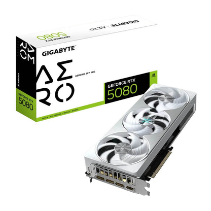 Gigabyte GeForce RTX 5080 AERO OC SFF 16GB GDDR7 Graphics Card (GV-N5080AERO-OC-16GD)