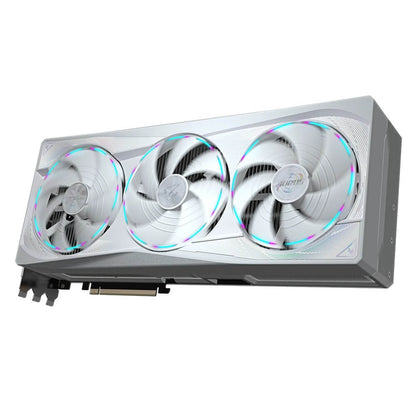 AORUS GeForce RTX 5090 MASTER ICE 32GB GDDR7 Graphics Card (GV-N5090AORUSM-ICE-32GD) — rear view