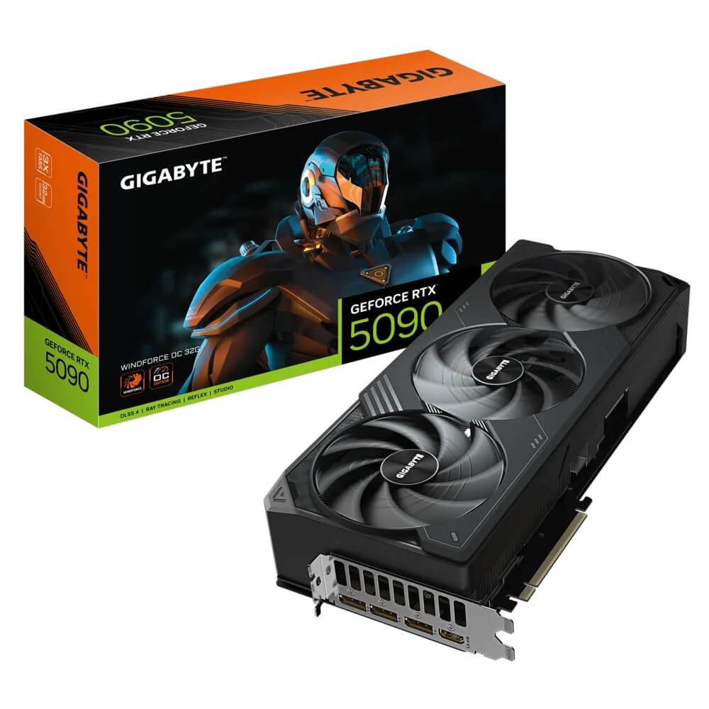 Gigabyte GeForce RTX 5090 WINDFORCE OC 32GB GDDR7 Graphics Card (GV-N5090WF3OC-32GD) image 1