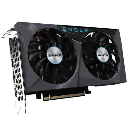 Gigabyte NVIDIA GeForce RTX 3050 Eagle 8GB GDDR6 Graphics Card (GV-N3050EAGLE-8GD) — front view