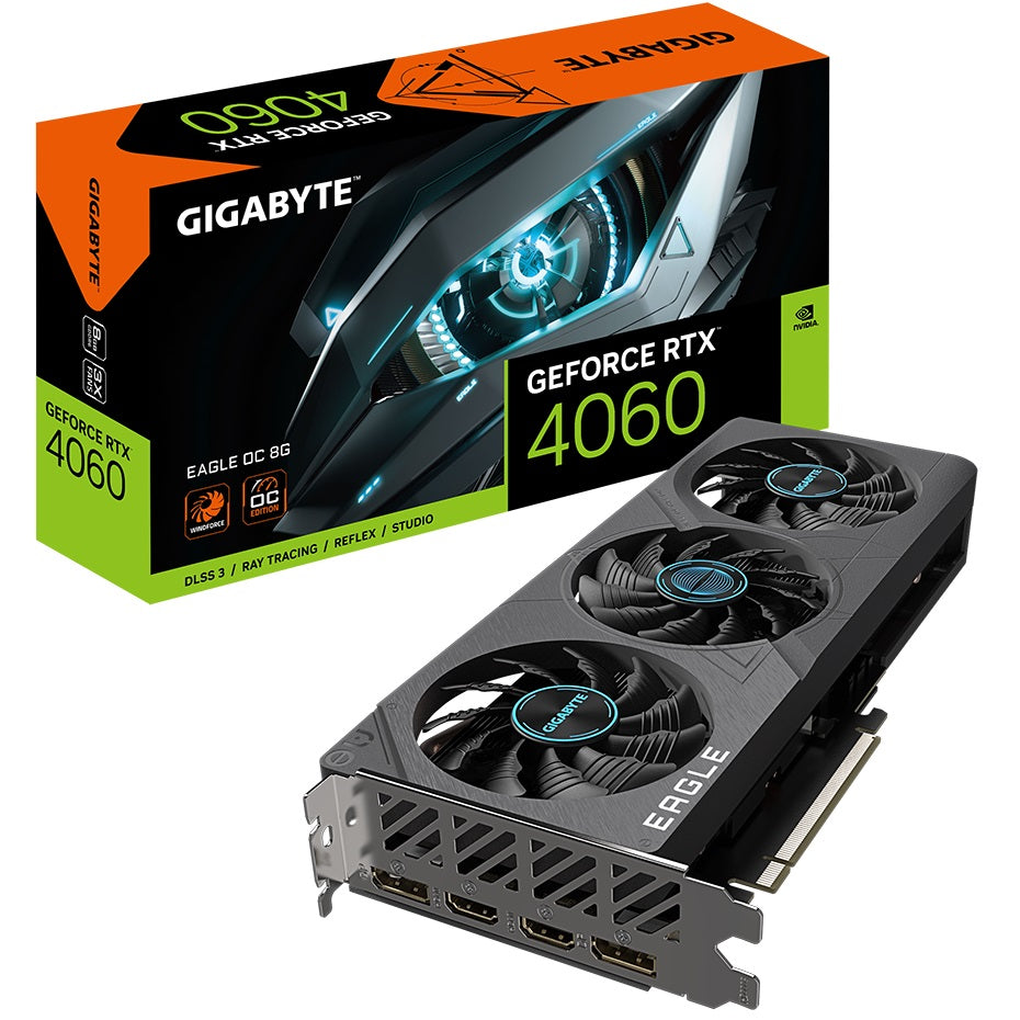 Gigabyte GeForce RTX 4060 Eagle OC 8GB GDDR6 Graphics Card (GV-N4060EAGLE OC-8GD) image 1