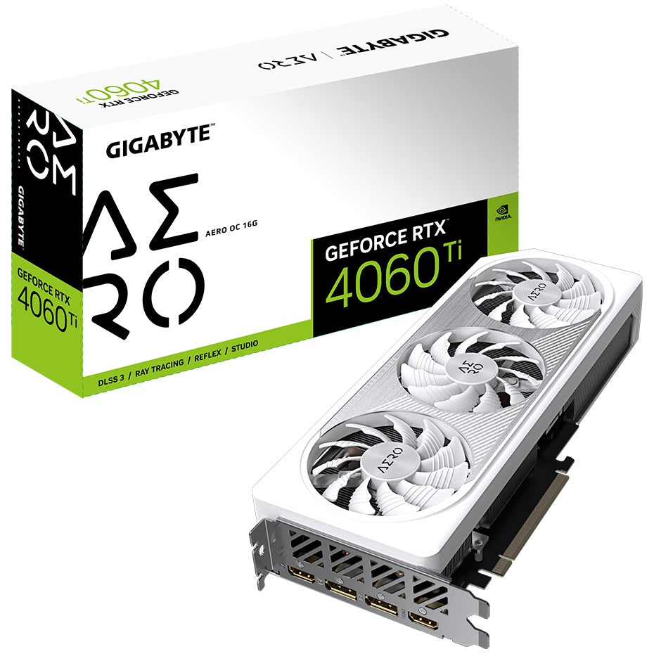 Gigabyte GeForce RTX 4060 Ti AERO OC 16GB GDDR6 Graphics Card (GV-N406TAERO OC-16GD) image 1