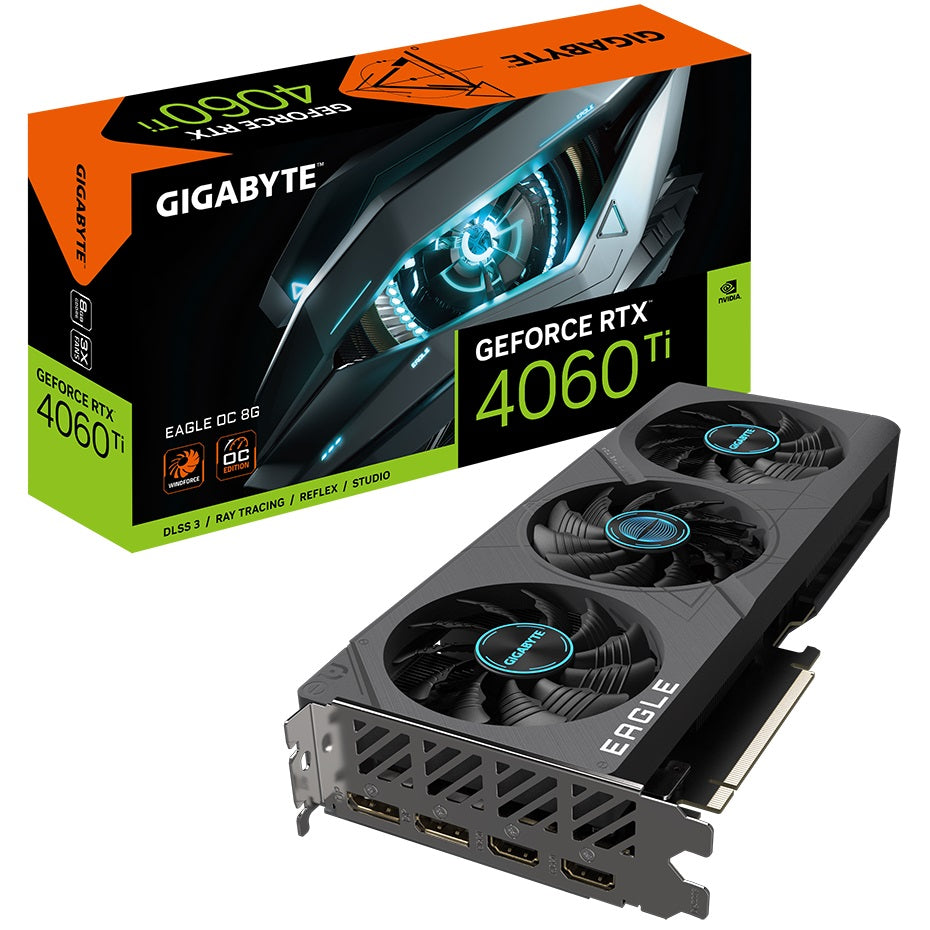 Gigabyte GeForce RTX 4060 Ti Eagle OC 8GB GDDR6 Graphics Card (GV-N406TEAGLE OC-8GD) image 1