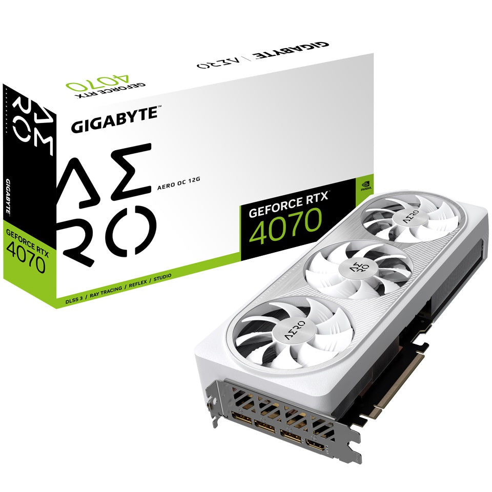 Gigabyte GeForce RTX 4070 Aero OC 12GB GDDR6X Graphics Card (GV-N4070AERO OC-12GD) image 1
