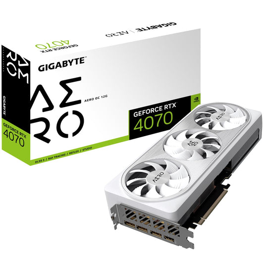 Gigabyte GeForce RTX 4070 Aero OC 12GB GDDR6X Graphics Card (GV-N4070AERO OC-12GD) image 1