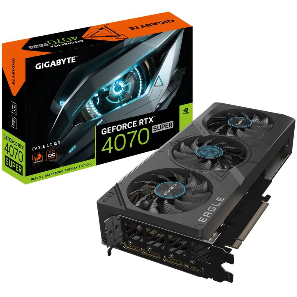 Gigabyte GeForce RTX 4070 Super Eagle OC 12GB GDDR6X Graphics Card (GV-N407SEAGLE OC-12GD) image 1