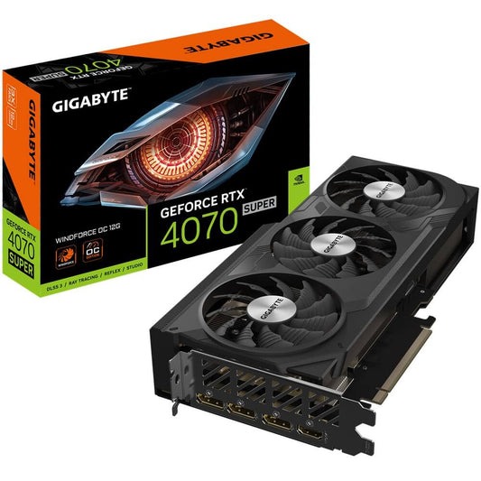 Gigabyte GeForce RTX 4070 Super WindForce OC 12GB GDDR6X Graphics Card (GV-N407SWF3OC-12GD) image 1