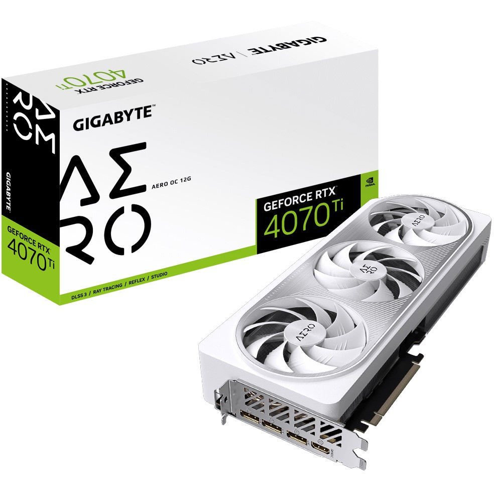 Gigabyte GeForce RTX 4070 Ti Aero OC 12GB GDDR6X Graphics Card (GV-N407TAERO OC-12GD) image 1