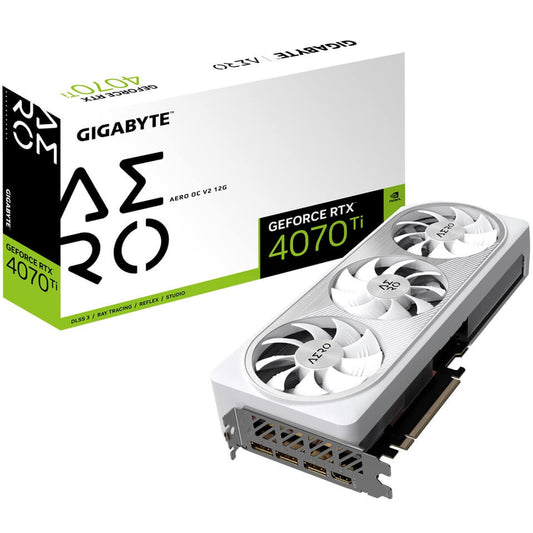 Gigabyte GeForce RTX 4070 Ti AERO OC V2 12GB GDDR6X Graphics Card (GV-N407TAERO OCV2-12GD) image 1