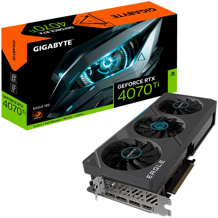 Gigabyte GeForce RTX 4070 Ti Eagle 12GB GDDR6X Graphics Card (GV-N407TEAGLE-12G) image 1