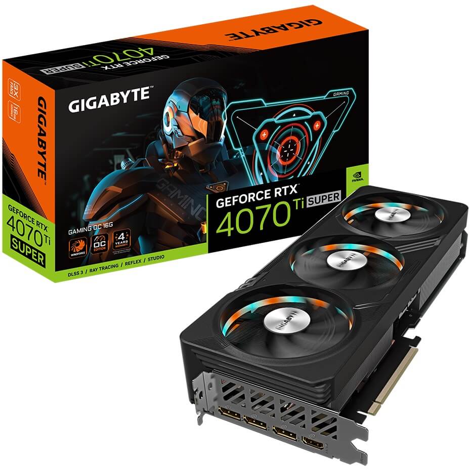 Gigabyte GeForce RTX 4070 Ti Super Gaming OC 16GB GDDR6X Graphics (GV-N407TSGAMING OC-16GD) image 1