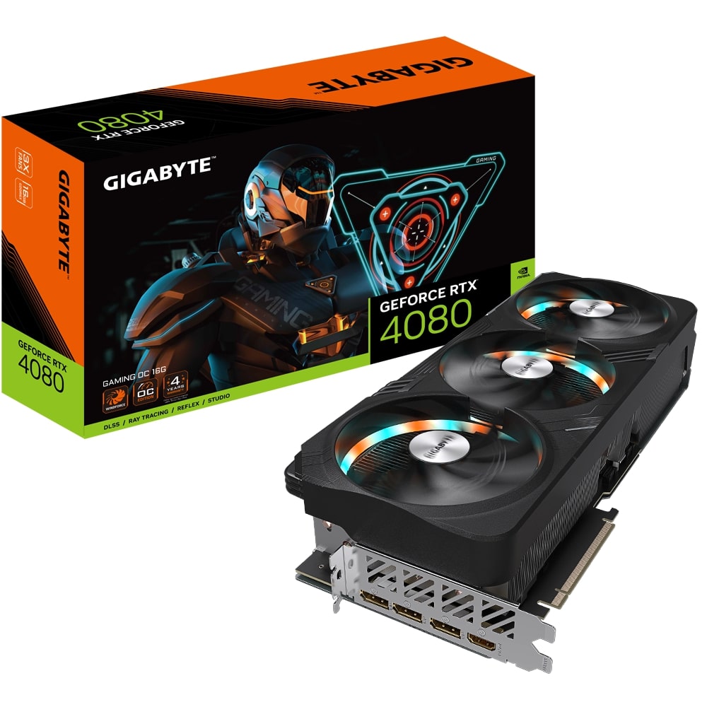 Gigabyte NVIDIA GeForce RTX 4080 Gaming OC 16GB GDDR6X Graphics Card (GV-N4080GAMING OC-16GD) image 1