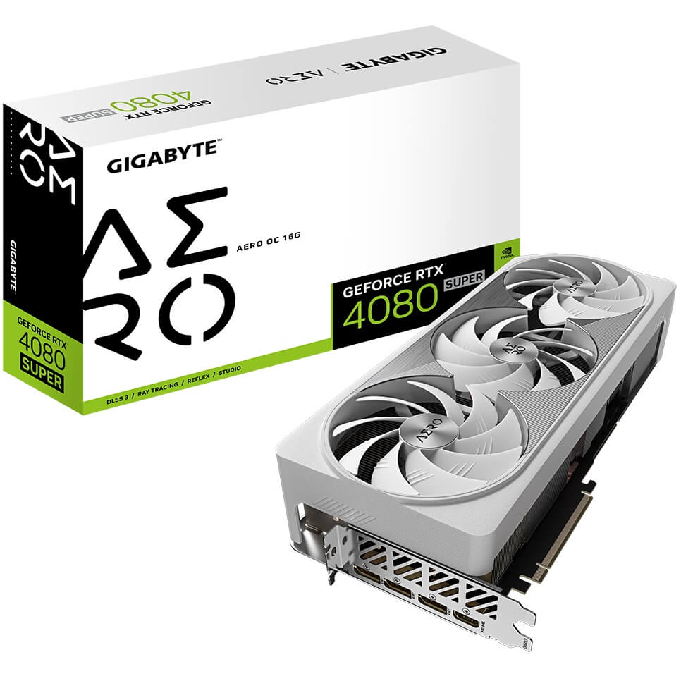 Gigabyte GeForce RTX 4080 Super Aero OC 16GB GDDR6X Graphics Card (GV-N408SAERO OC-16GD) image 1