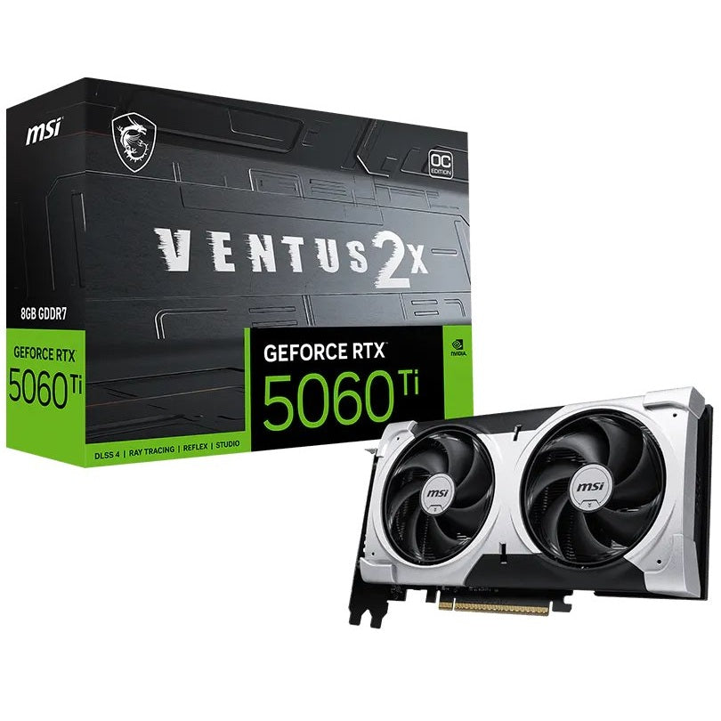 MSI GeForce RTX 5060 Ti 8GB VENTUS 2X OC PLUS Graphics Card (G506T-8V2CP) image 1