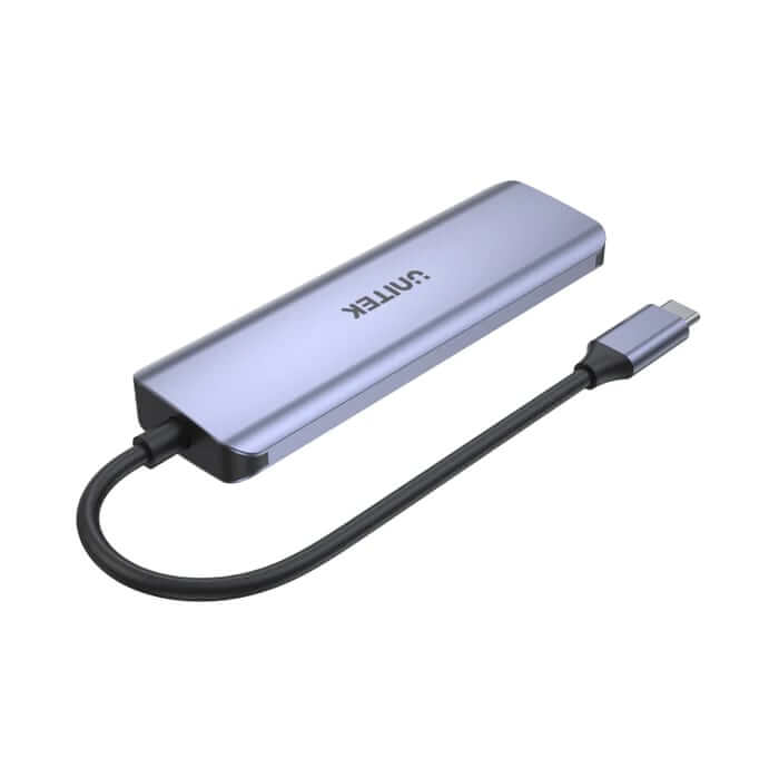 Unitek uHUB Q4 Next 4 Ports USB-C Hub (H1107K) — front view