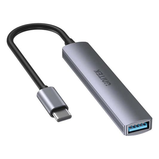 Unitek 4-in-1 USB-C Space Grey Hub (H1208B) image 2