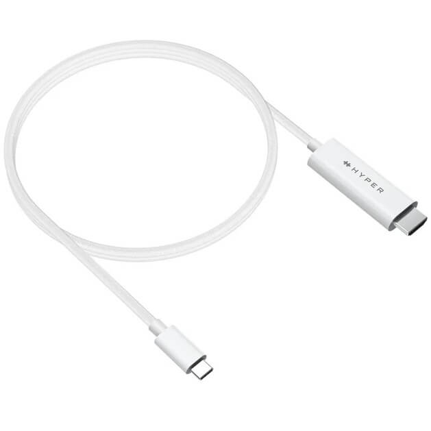 Targus HyperDrive USB-C to HDMI Cable – White (HD6007WHGL)