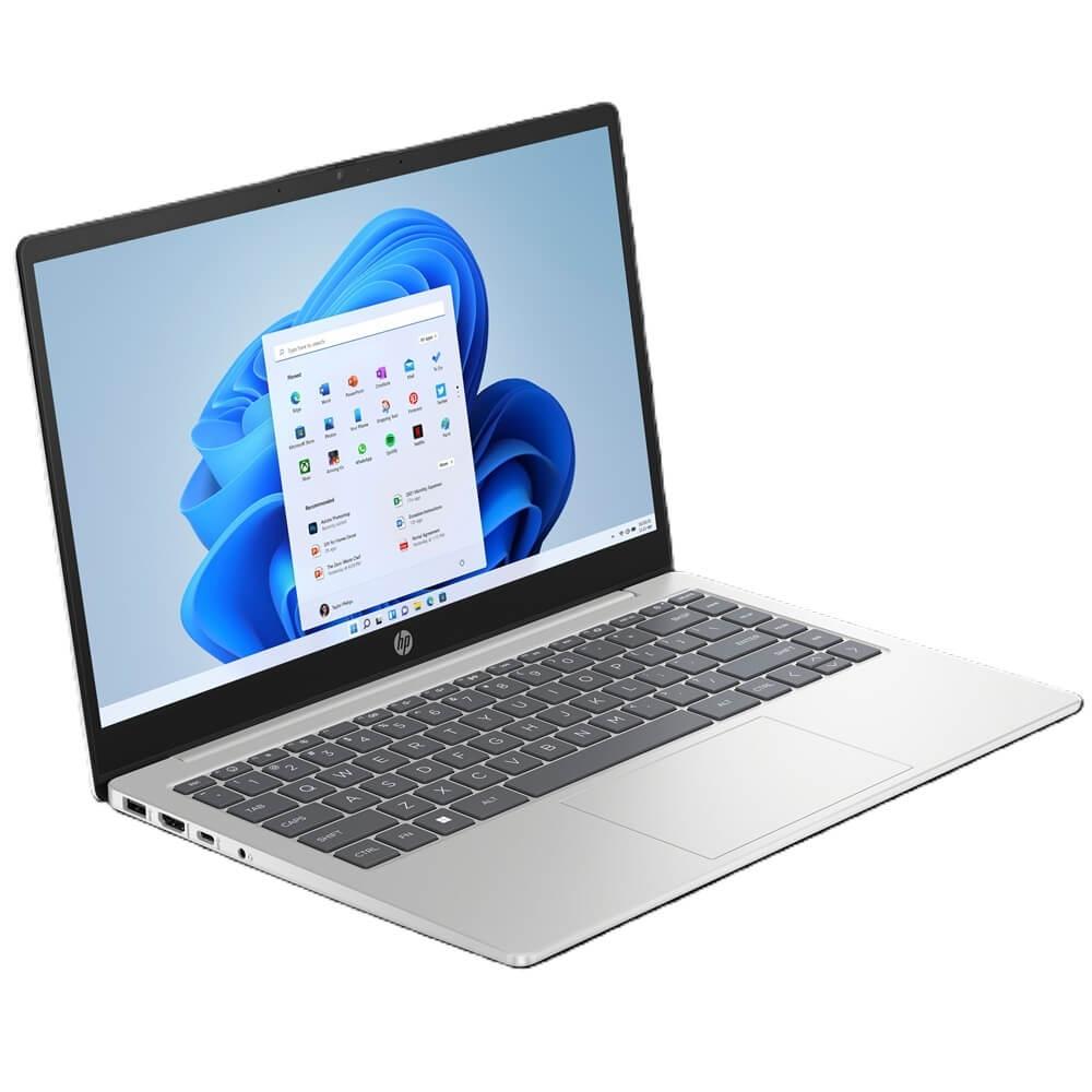 HP 14-ep1008ni Laptop (C92D2EA) + Free HP DeskJet 2320 All-in-One Printer (7WN42B) — side view