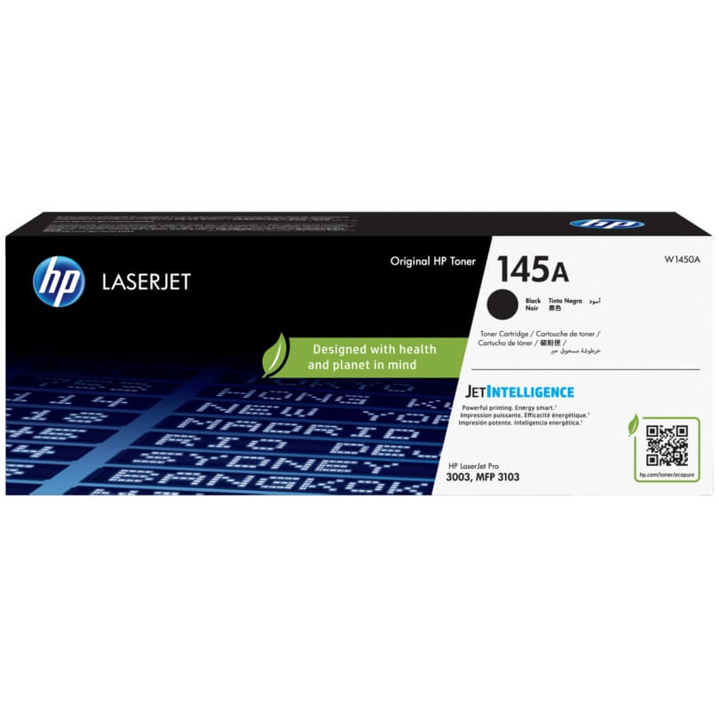 HP 145A Black LaserJet Toner Cartridge (W1450A) image 1