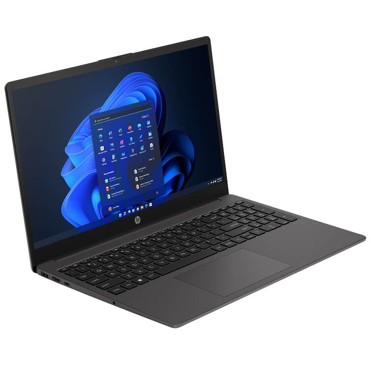 HP 250 G10 Notebook PC – Celeron N100 / 15.6″ FHD / 8GB RAM / 256GB SSD / Win 11 Home (AD1J7ET) — front view