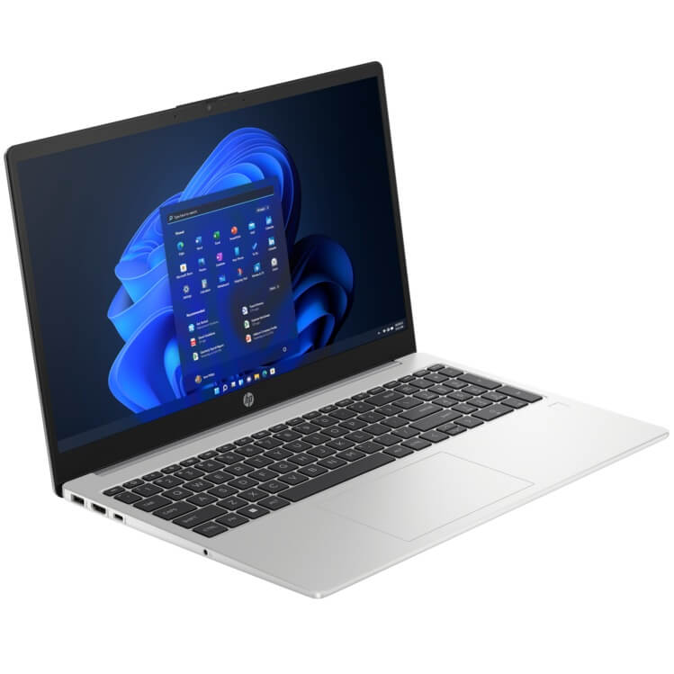 HP 255 G10 Notebook PC – Ryzen 5 7530U / 15.6″ FHD / 16GB RAM / 512GB SSD / Win 11 Home (B39R0AT) — front view