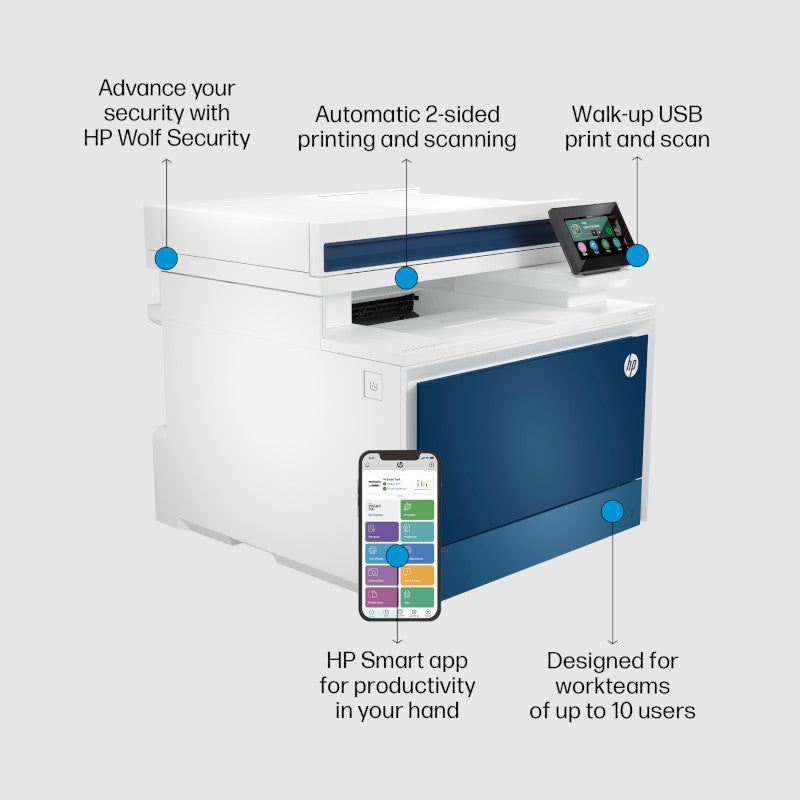 HP Color LaserJet Pro MFP 4303fdw Printer (5HH67A) image 3