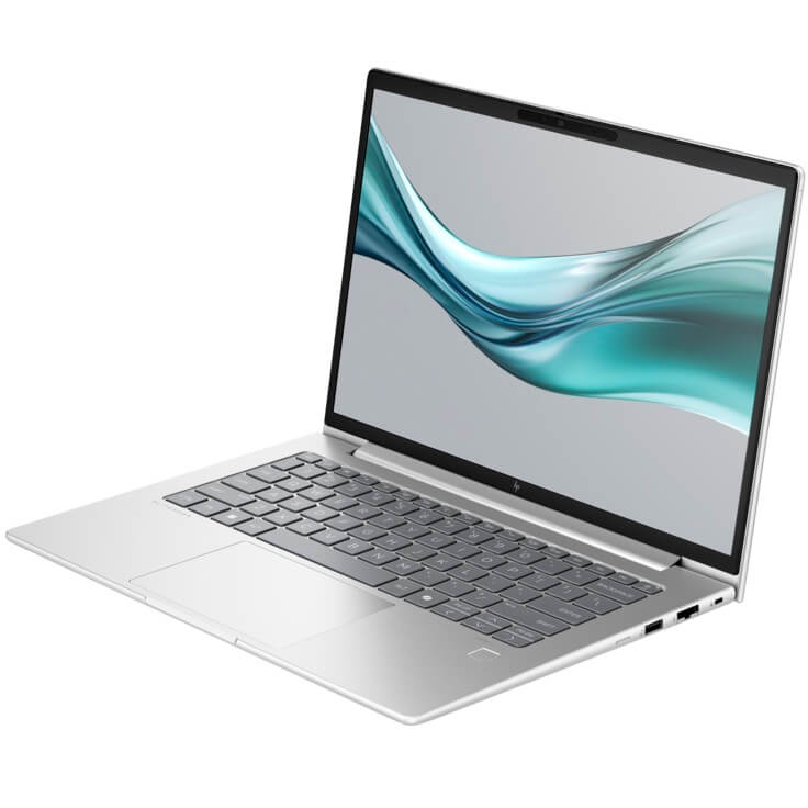 HP EliteBook 645 G11 Notebook PC – Ryzen 5 7535U / 14″ WUXGA / 32GB RAM / 1TB SSD / Win 11 Pro (A38H5ET) — side view