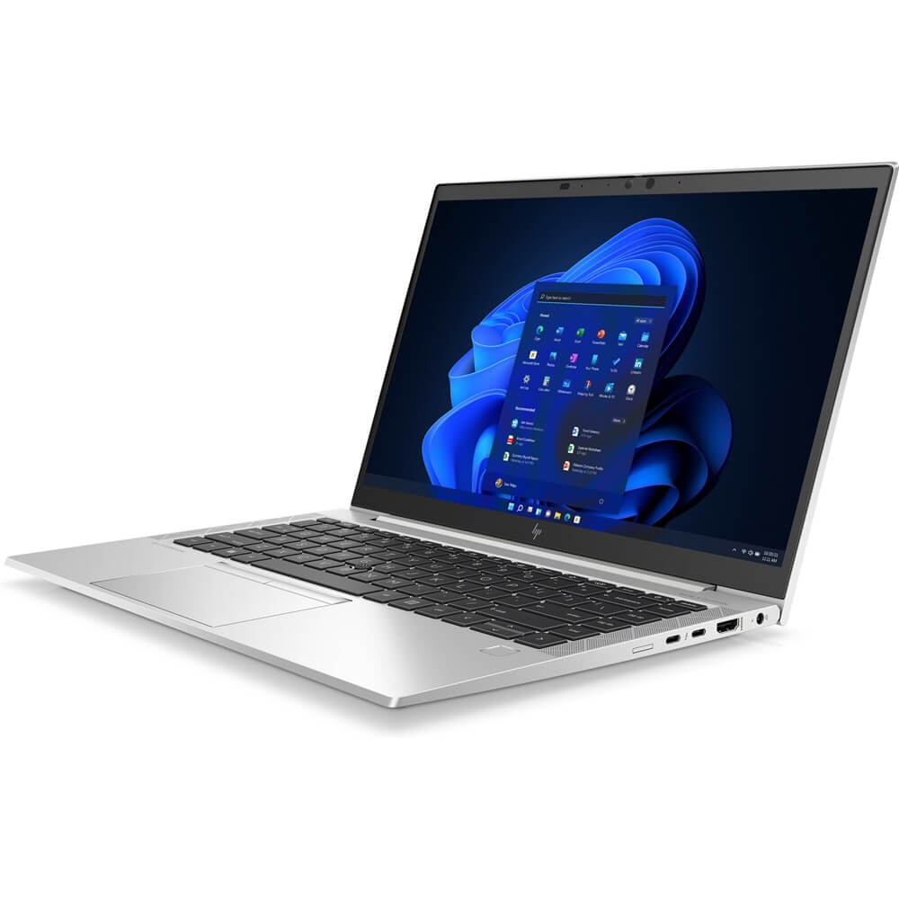 HP EliteBook 840 G8 Notebook PC – Core i5-1135G7 / 14.0″ FHD / 8GB RAM / 256GB SSD / LTE / Win 11 Pro (5P6T9EA) — side view
