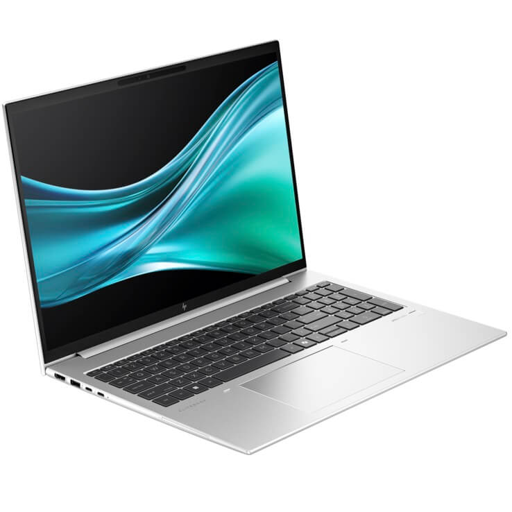 HP EliteBook 865 G11 Notebook PC – Ryzen 7 PRO 8840HS / 16″ 2.8K OLED / 64GB RAM / 2TB SSD / Win 11 Pro (A37BJET) — front vie