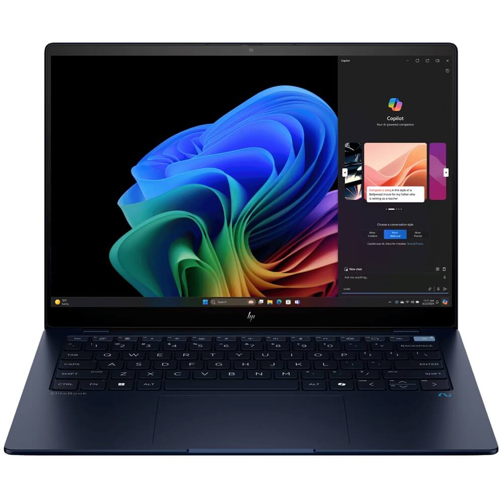 HP EliteBook Ultra G1q Notebook AI PC – Snapdragon X Elite X1E-78-100 / 14″ 2.2K Touch / 16GB RAM / 1TB SSD / Win 11 Pro / At