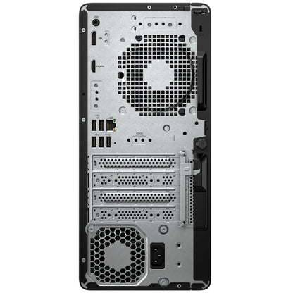 HP EliteDesk 8 Tower G1i Desktop AI PC – Core Ultra 7 265 / 64GB RAM / 2TB SSD / Win 11 Pro (D15HBET) — rear view