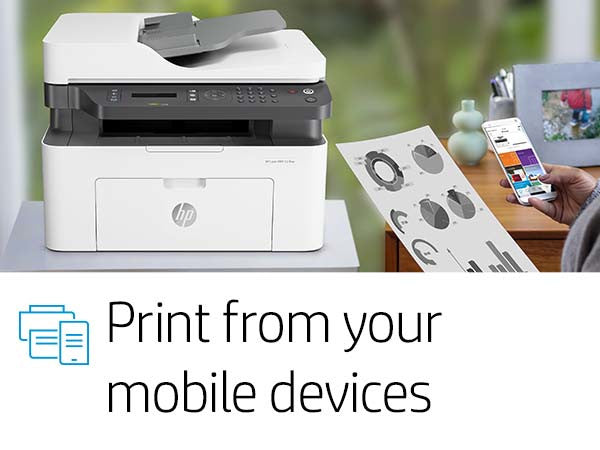 HP MFP 137fnw Mono Laser Printer (4ZB84A) image 3