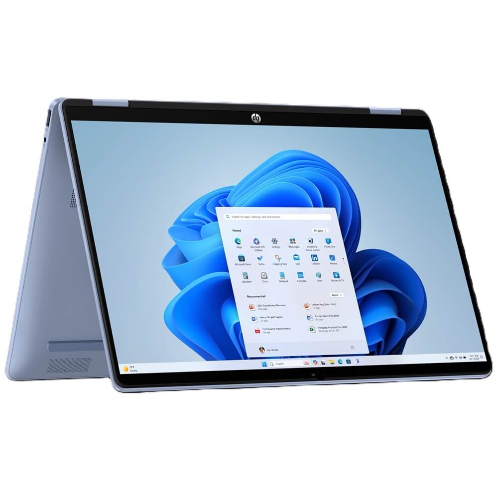 HP OmniBook 5 Flip 14-fp0005ni 2-in-1 Laptop – Core 7 150U / 14″ 2K Touch / 16GB RAM / 1TB SSD / Win 11 Home / Sky Blue (C81S