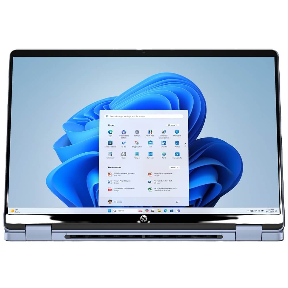 HP OmniBook 5 Flip 14-fp0005ni 2-in-1 Laptop – Core 7 150U / 14″ 2K Touch / 16GB RAM / 1TB SSD / Win 11 Home / Sky Blue (C81S