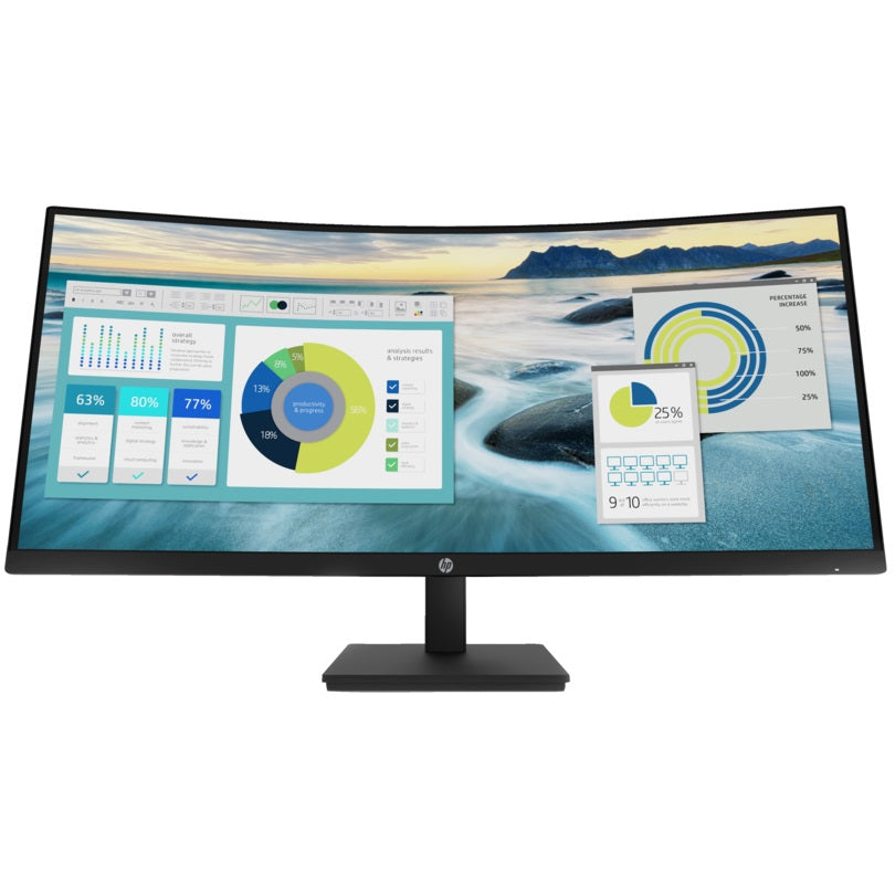 HP P34hc G4 34″ WQHD USB-C Curved Monitor (21Y56AA)