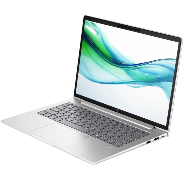 HP ProBook 445 G11 Notebook PC – Ryzen 7 7735U / 14″ WUXGA / 32GB RAM / 1TB SSD / Win 11 Pro (AD1K7ET) — side view