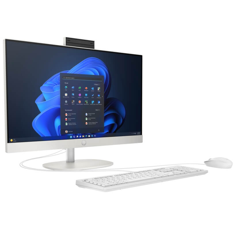 HP ProOne 240 G10 All-in-One Desktop PC – Core i5-1335U / 23.8″ FHD / 8GB RAM / 512GB SSD / Win 11 Pro / White (998K9ET) image 2