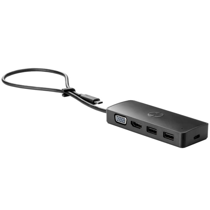 HP USB-C Travel Hub G2 (7PJ38AA) — front view