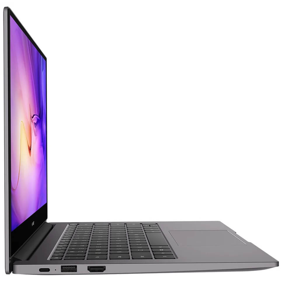 Huawei Matebook B3-420 Notebook PC – Core i5-1135G7 / 14.0″ FHD / 8GB RAM / 512GB SSD / Win 10 Pro (53012CHF) — side view