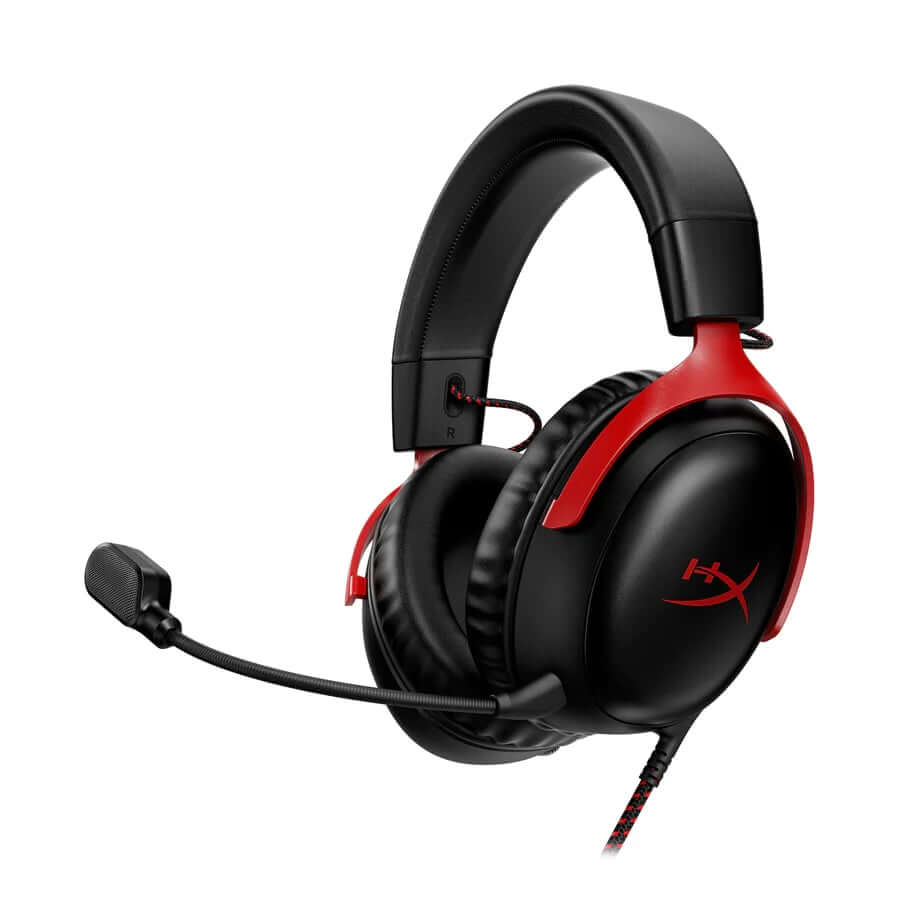 HyperX Cloud III Black Red Gaming Headset (727A9AA) image 1