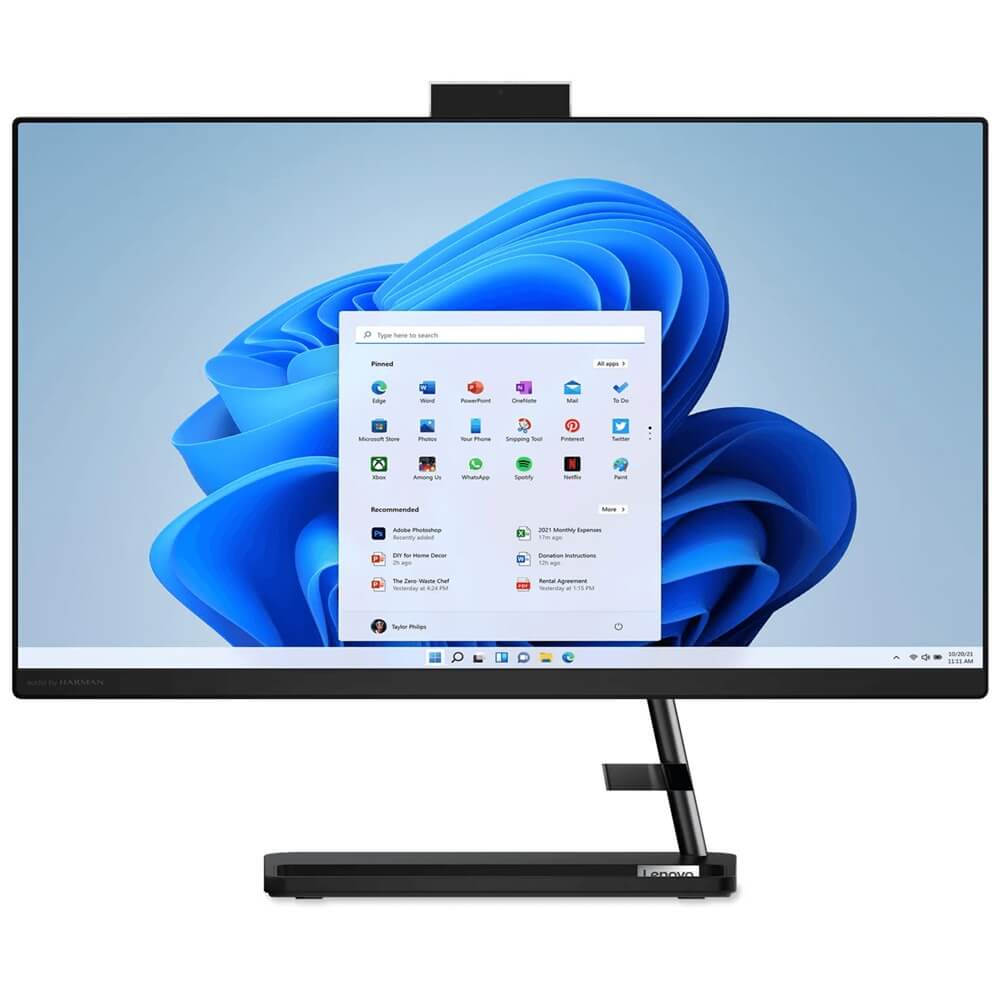 Lenovo IdeaCentre AIO 3 24IAP7 Desktop PC – Core i5-12450H / 23.8″ FHD / 16GB RAM / 512GB SSD / Win 11 Home (F0GH01HLSA) image 1