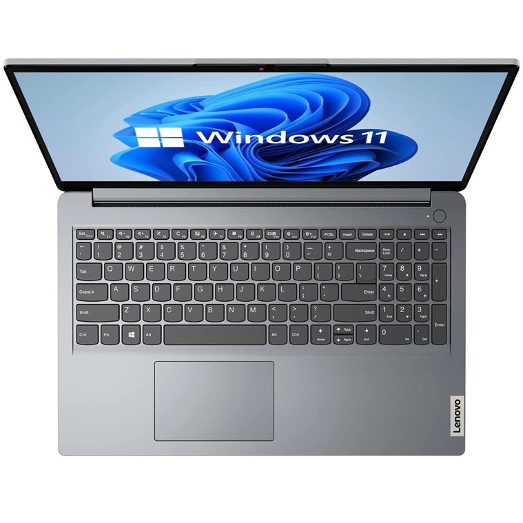 Lenovo IdeaPad 1 15IAU7 Notebook PC – Core i3-1215U / 15.6″ HD / 8GB RAM / 256GB SSD / Win 11 Home / Cloud Grey (82QD004YSA) 