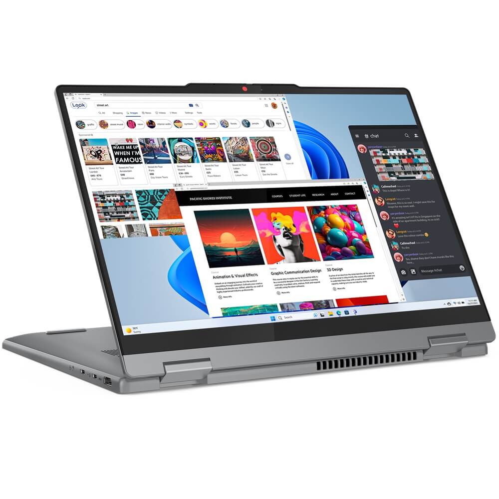 Lenovo IdeaPad 5 2-in-1 14IRU9 Notebook PC – Core 5 120U / 14″ WUXGA Touch / 16GB RAM / 512GB SSD / Win 11 Home / Luna Grey (