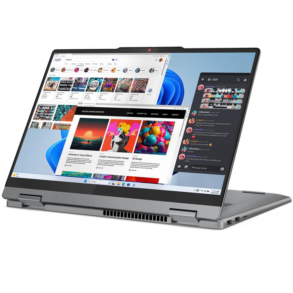 Lenovo IdeaPad 5 2-in-1 14IRU9 Notebook PC – Core 7 150U / 14″ WUXGA Touch / 16GB RAM / 512GB SSD / Win 11 Home / Luna Grey (