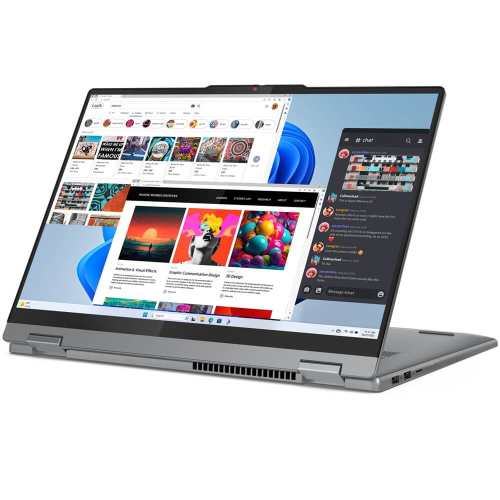 Lenovo IdeaPad 5 2-in-1 16IRU9 Notebook PC – Core 5 120U / 16″ WUXGA Touch / 8GB RAM / 512GB SSD / Win 11 Home / Luna Grey (8