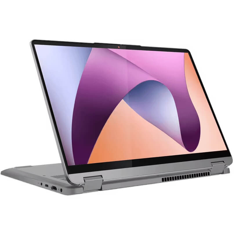 Lenovo IdeaPad Flex 5 14ABR8 Notebook PC – Ryzen 5 7430U / 14″ WUXGA Touch / 16GB RAM / 512GB SSD / Win 11 Home / Arctic Grey